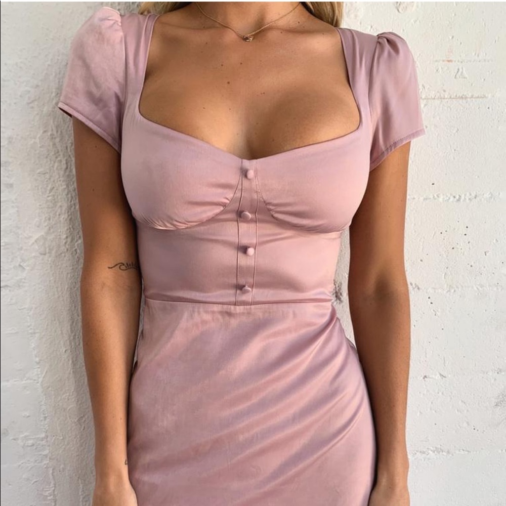 Tiger Mist Avalon dress in blush